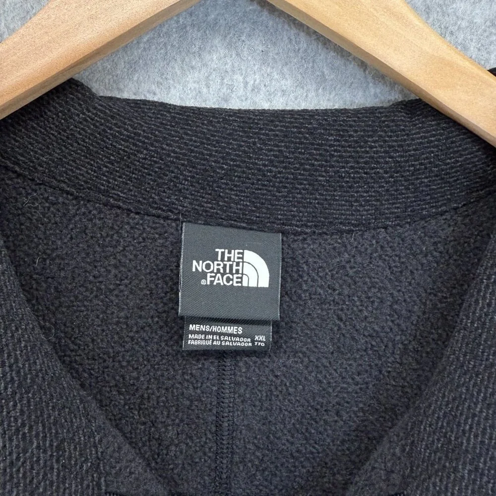 The North Face Mens XXL Black Fleece Pullover‎ 1/4 Zip Warm Casual Outdoor Layer